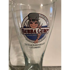 2 Bubba Gump Beer Pilsners 20th Anniversary Gatlinburg  #1412